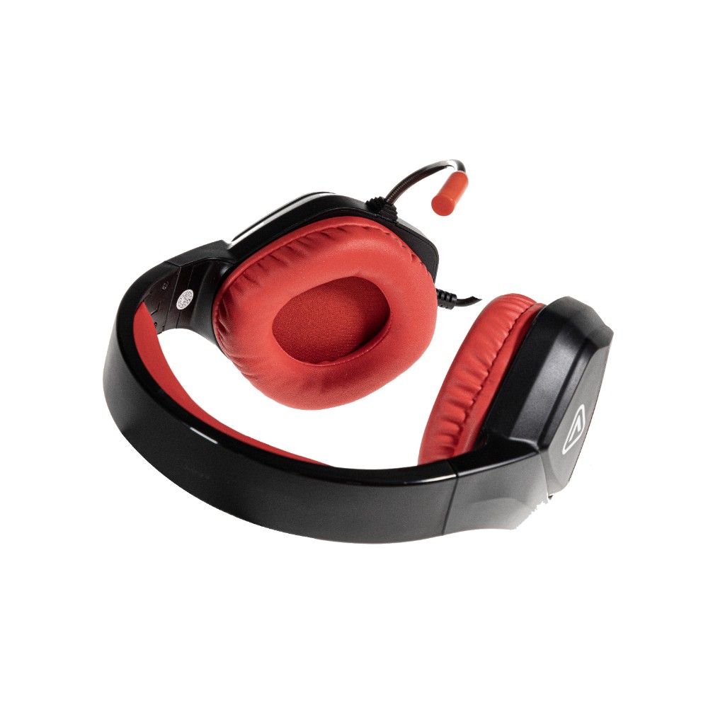 Casque-micro gaming CM-5 pour Nintendo Switch - Noir & Rouge - Image 3