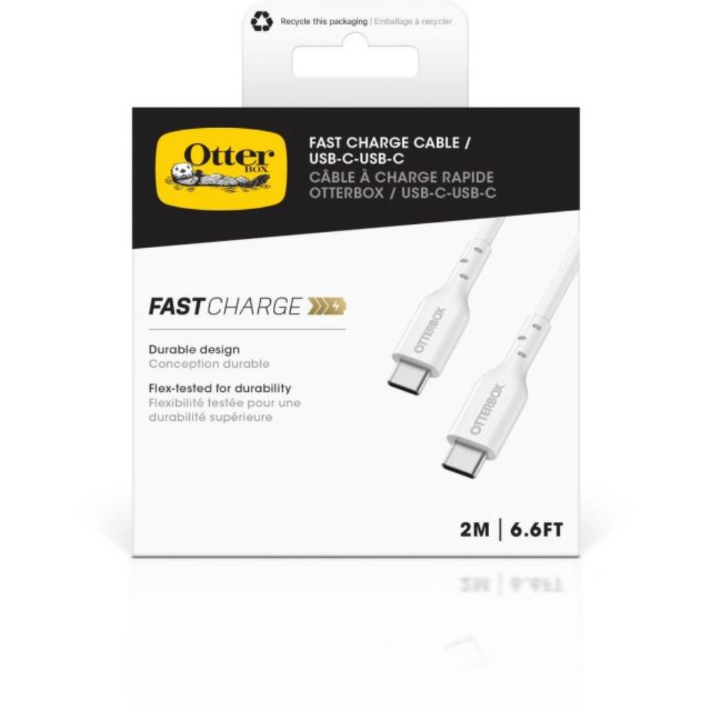 Otter STD CBL USB C-C 2M Blanc - Image 2
