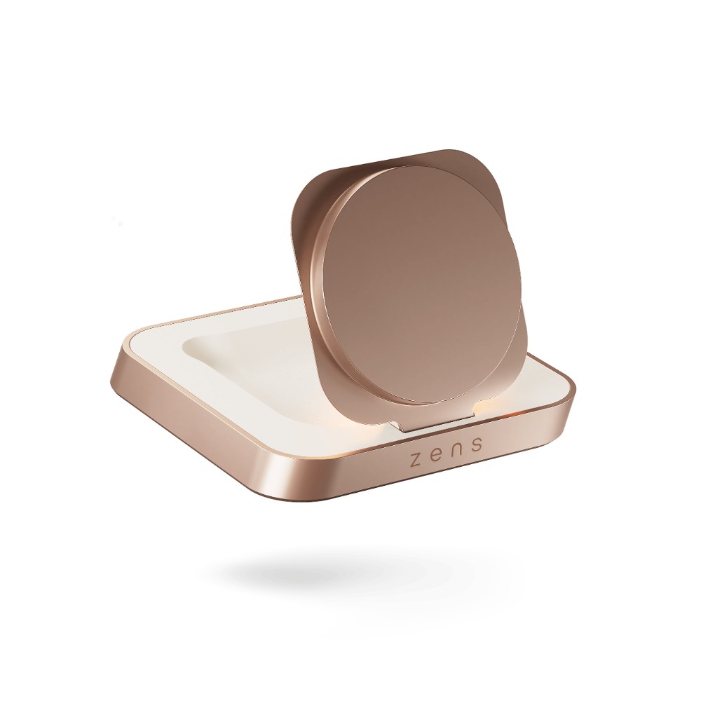 Otter-Zens nightstand BRZ MagneticWireless ChargerCopper