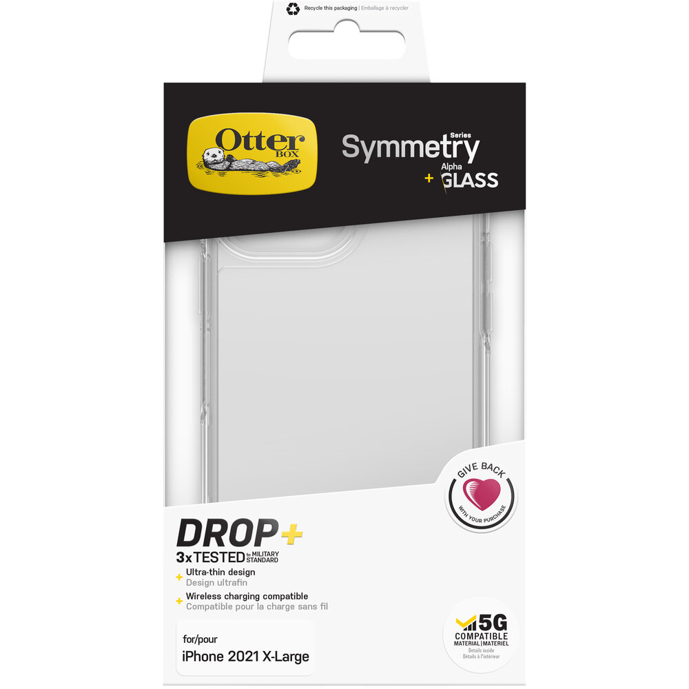 OB Sym Clear+AGlass iP13ProMax Symmetry Clear+AGlass iP13PMax