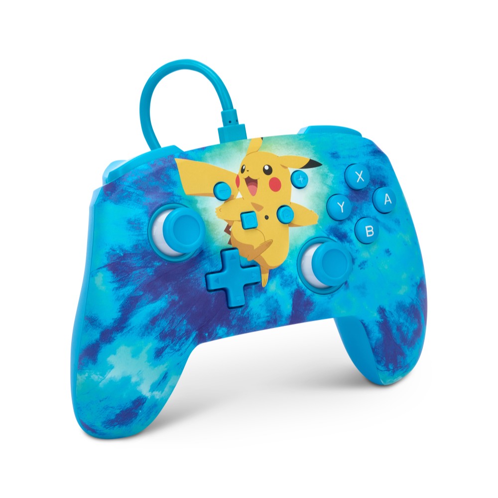 Manette de jeu filaire améliorée édition Pikachu Tie Dye pour Nintendo Switch - Image 2