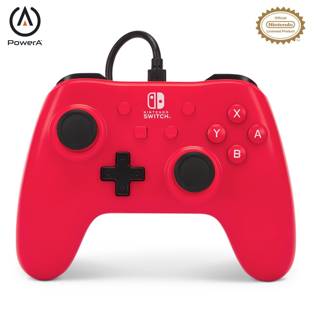 Manette de jeu filaire pour Nintendo Switch - Rouge