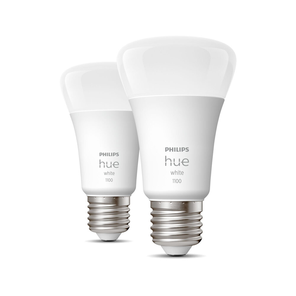 Philips HUE x2 - Blanc E27 75W Pack de 2 - white standard E27 - Image 4