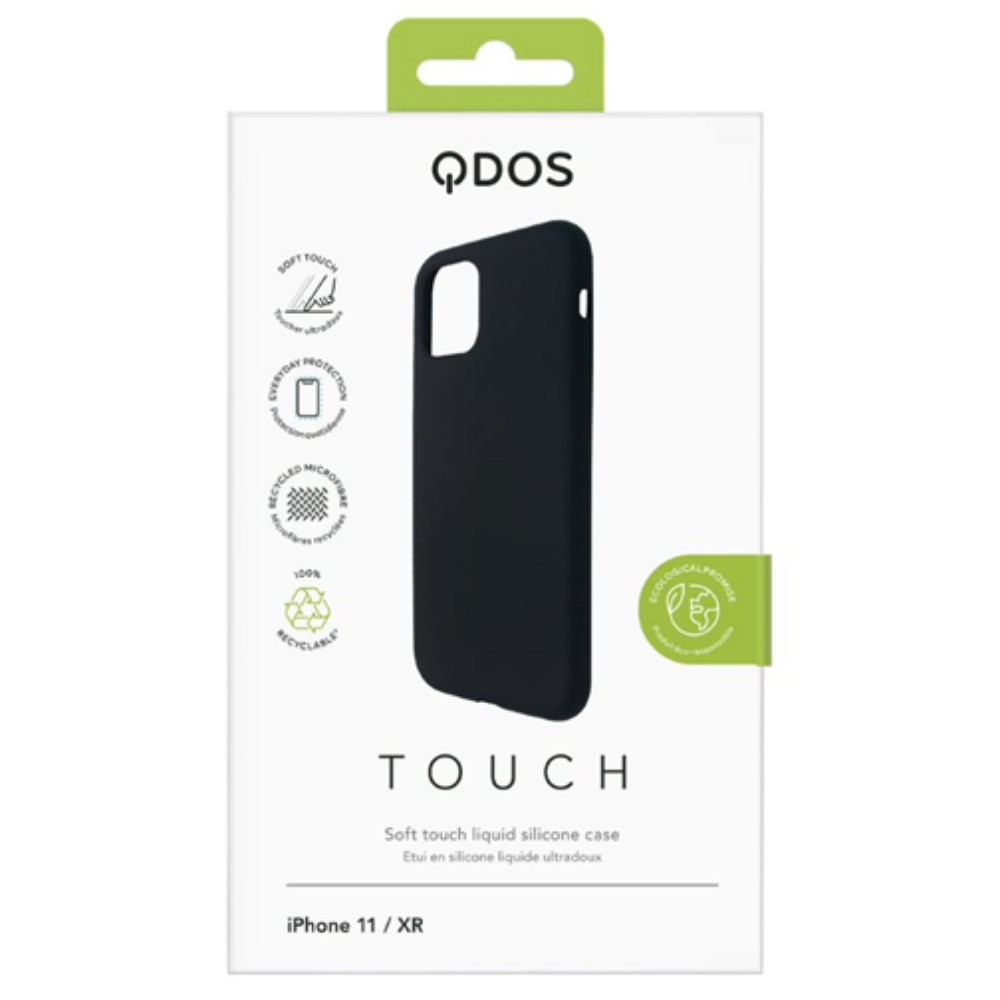 TOUCHS GRS iPhone 11/XR - Noir coque noire iPhone 11/XR