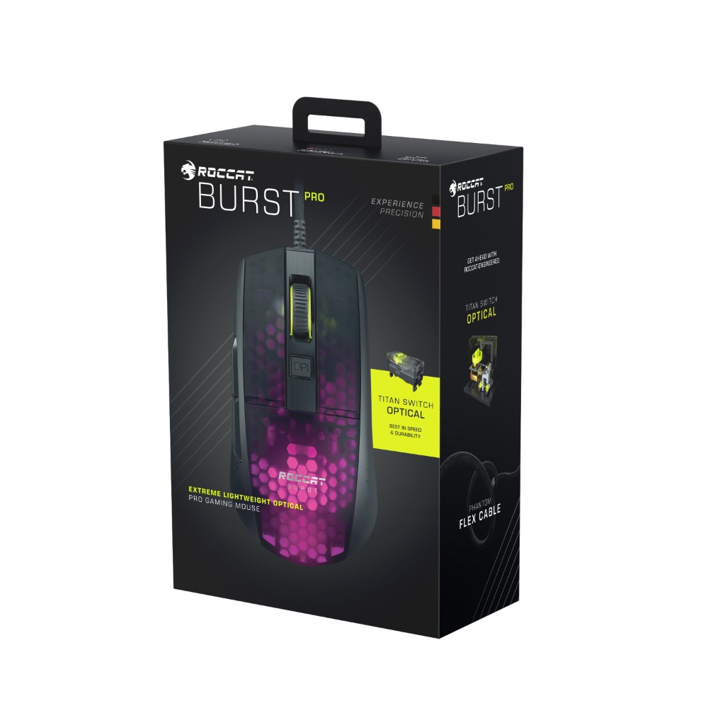 Souris optique gaming Burst Pro - Noir RVB - Image 4