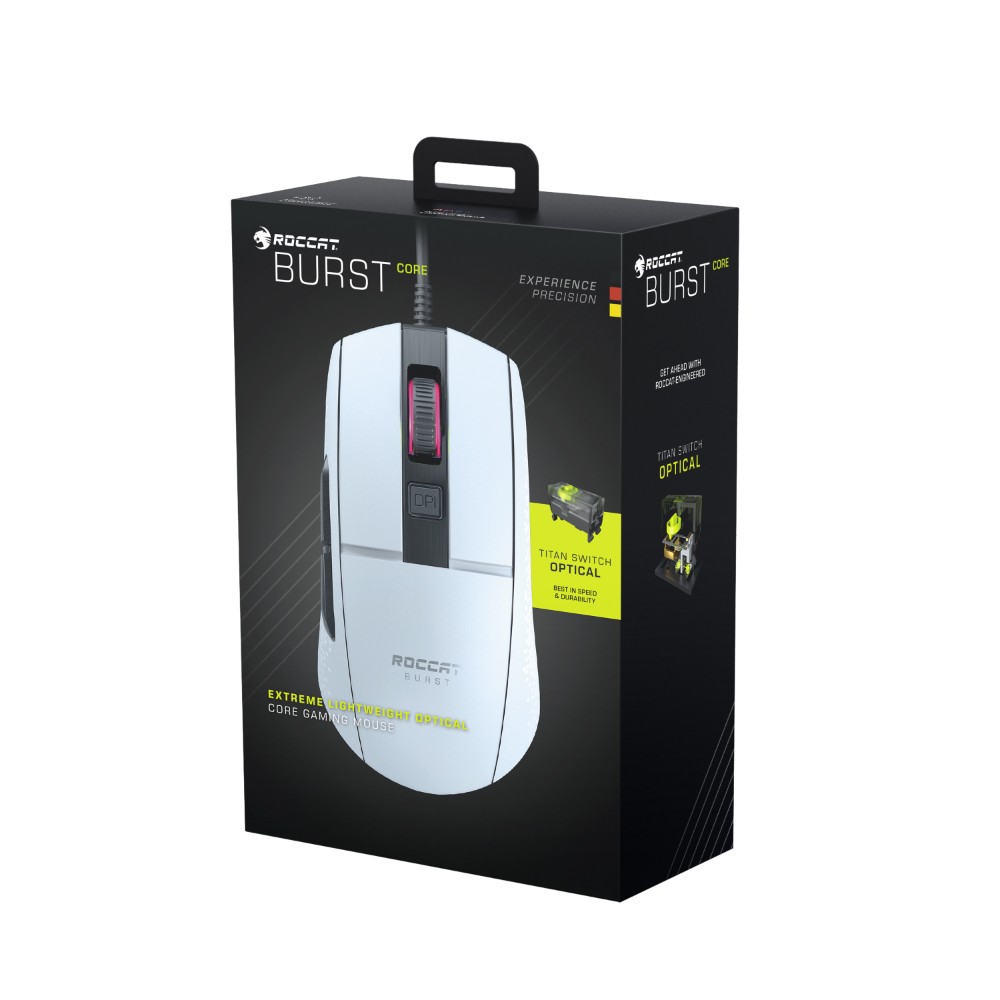 Souris gaming optique filaire Burst Core - Blanc - Image 4