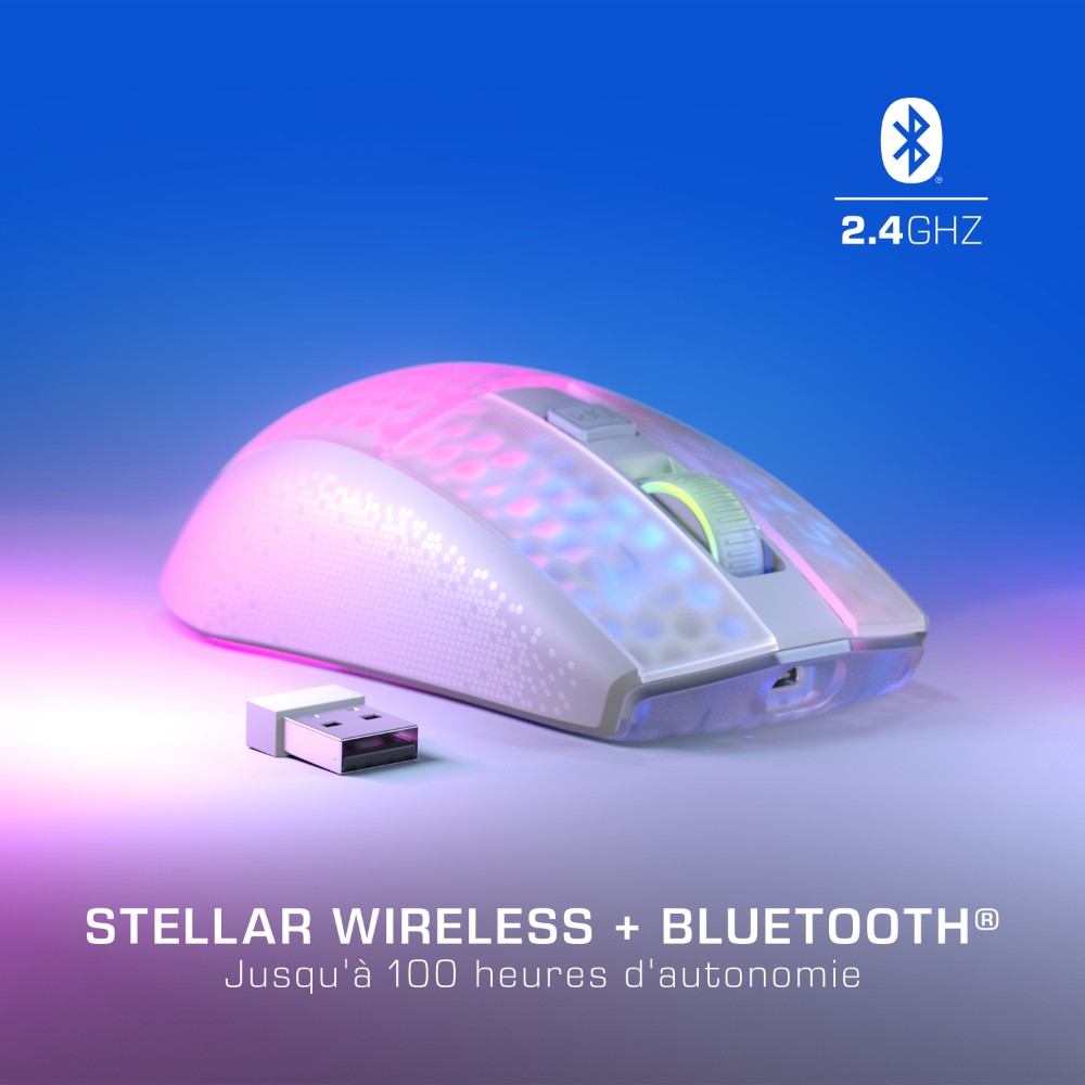Souris gaming sans fil Burst Pro Air - Blanc - Image 4