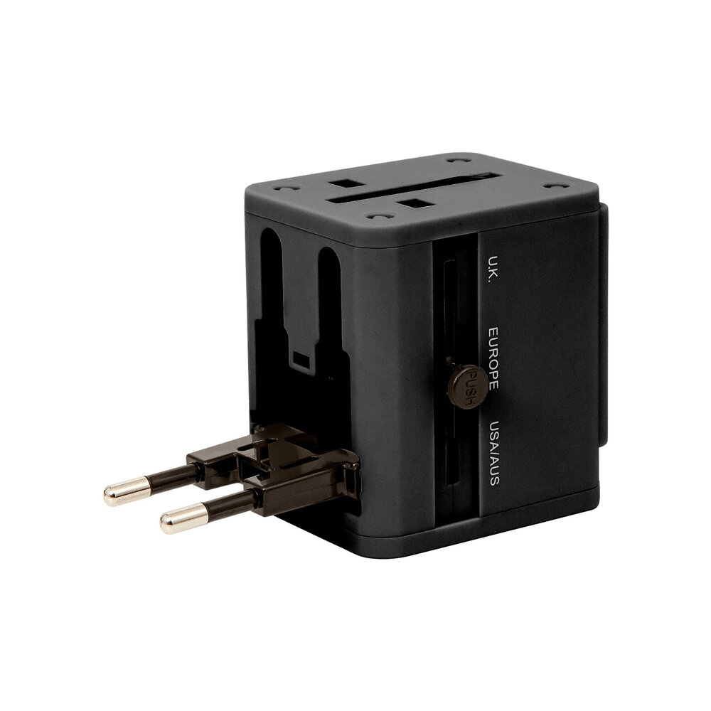 ADAPTATEUR UNIVERSEL DE VOYAGE CHARGEUR DOUBLE USB INTEGRE - Image 2