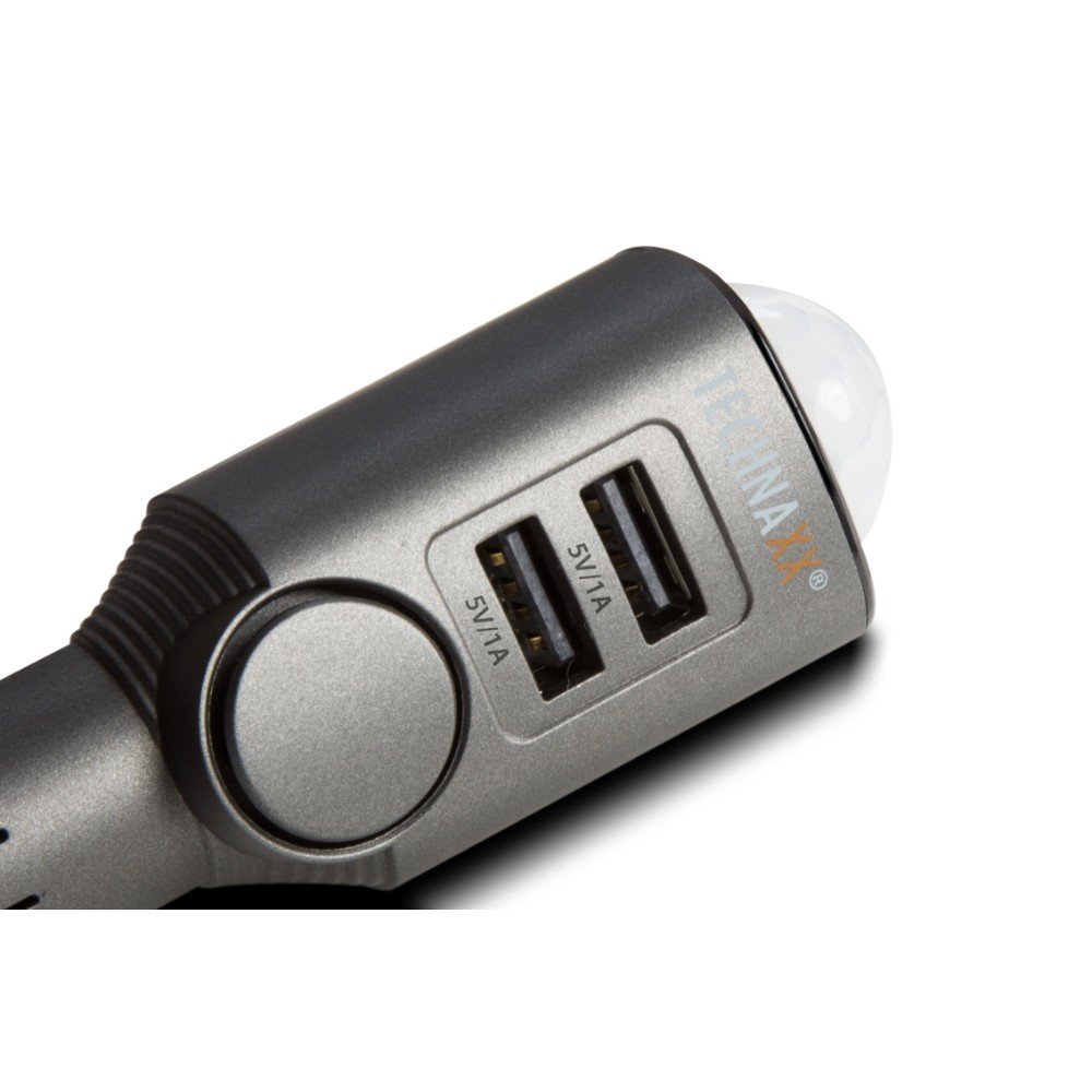 Allume-cigare auto : Système d'alarme & chargeur d'appareils mobiles universel TX-100 - No - Image 2