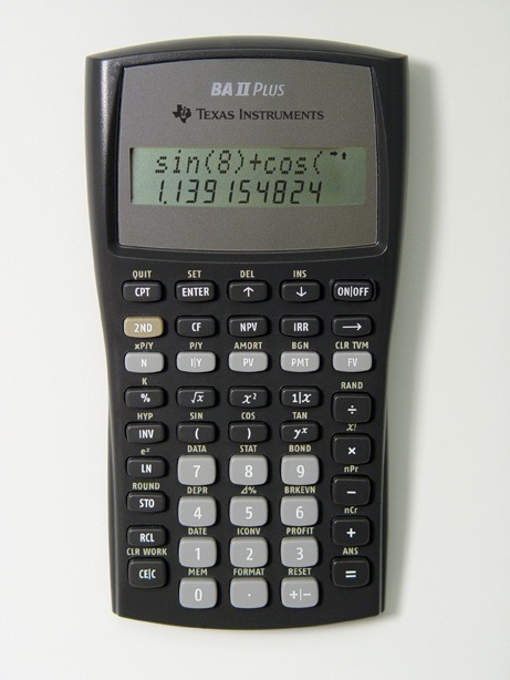 BA-II PLUS - Noir Calculatrice Financière