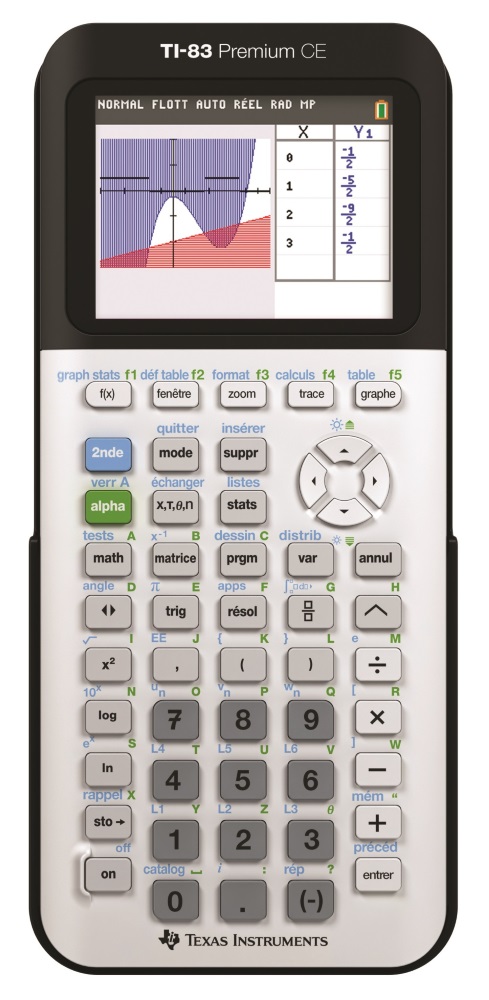 Pack de 10 calculatrices graphiques TI-83 Premium CE