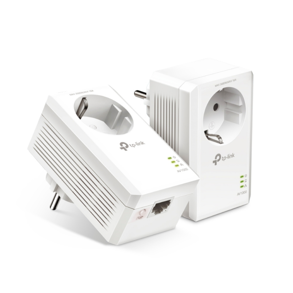 TL-PA7017P KIT Blanc 2 CPL avec Prise - AV1000Mbps