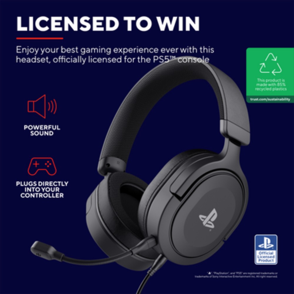 Casque gaming filaire GXT 498 Forta pour PS5 - Noir - Image 4