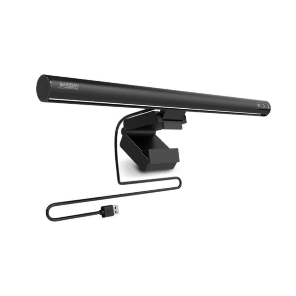 LUMEE: LED MONITOR LIGHT + CLamp 42CM - USB-A/C - BLACK