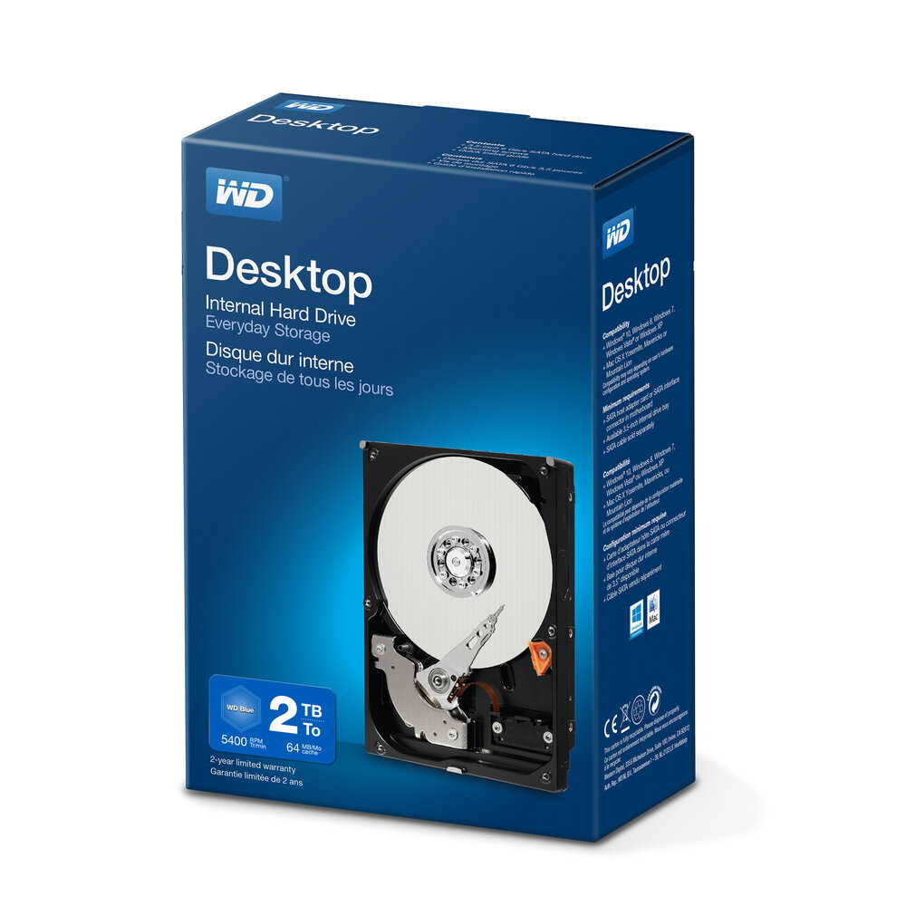 DD DESKTOP SATA 2TO - Noir DD interne 2To 3,5' - Image 3